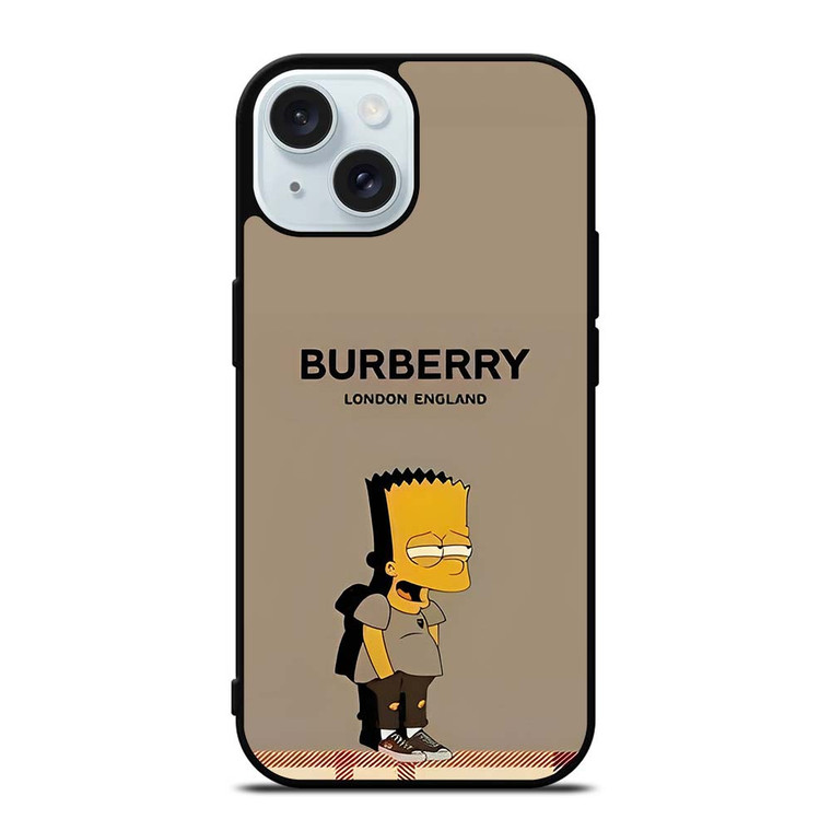 BURBERRY LONDON THE SIMPSONS iPhone 15 Case Cover