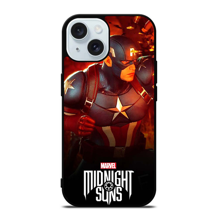 CAPTAIN AMERICA MARVEL MIDNIGHT SUNS iPhone 15 Case Cover