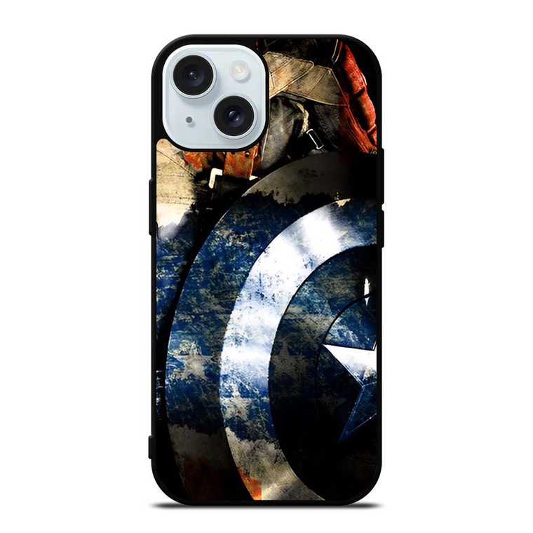 CAPTAIN AMERICA SHIELD HERO iPhone 15 Case Cover