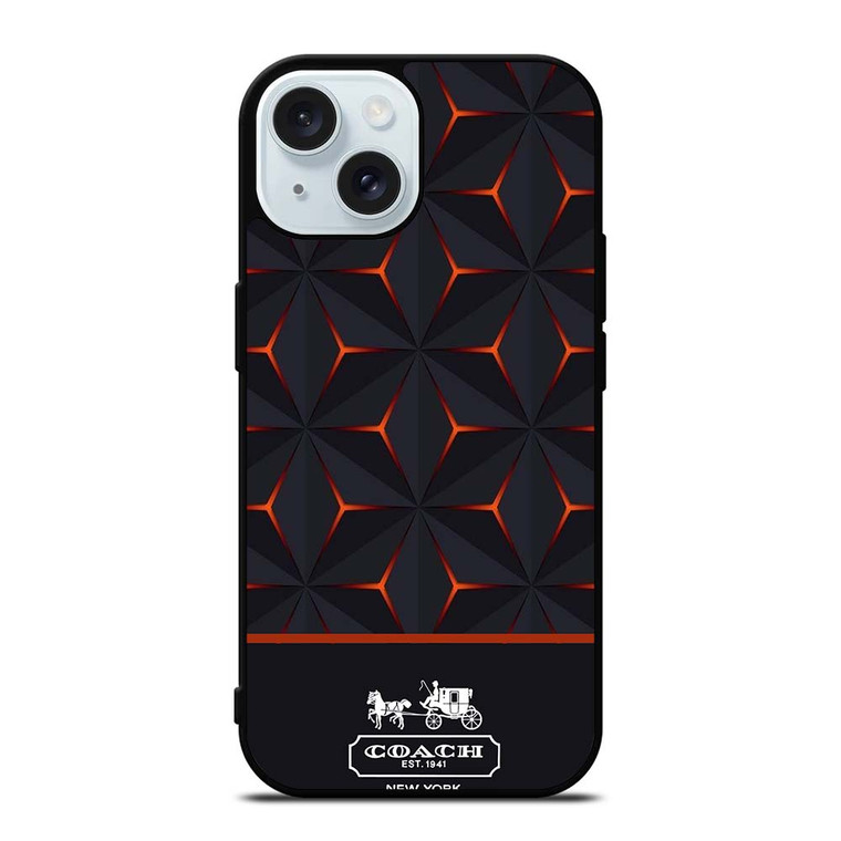 COACH NEW YORK PRISM iPhone 15 Case Cover