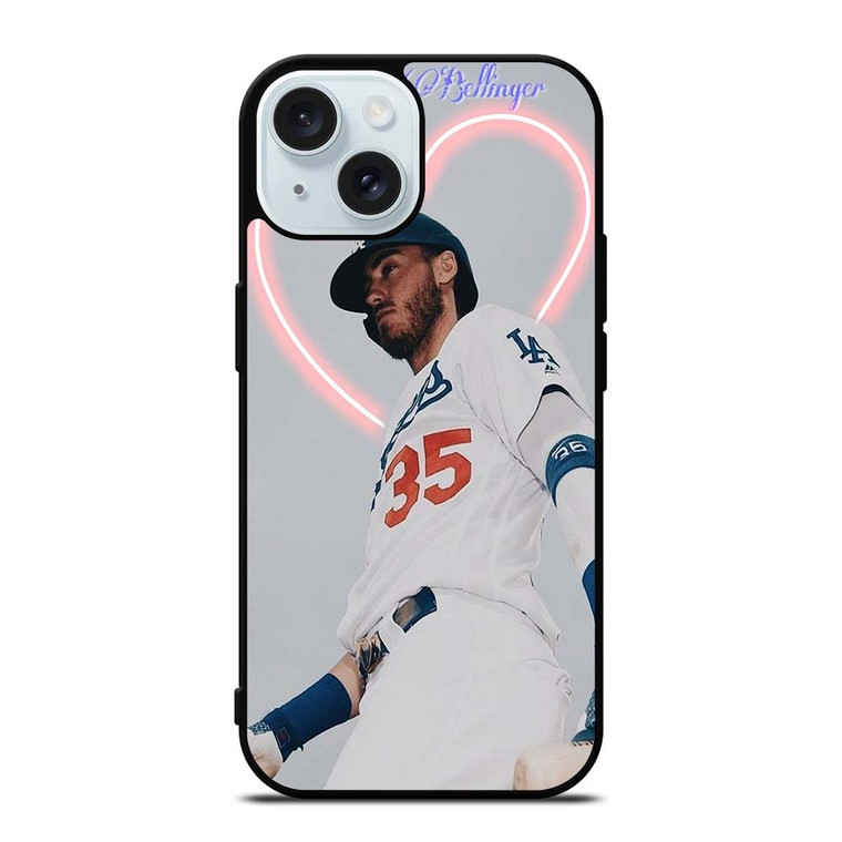 CODY BELLINGER LA DODGERS LOVE iPhone 15 Case Cover