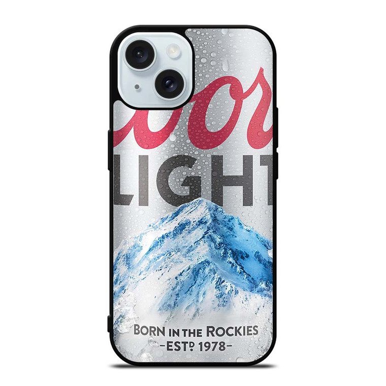 COORS BEER COLD iPhone 15 Case Cover