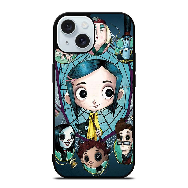 CORALINE MOVIE CHARACTER iPhone 15 Case Cover