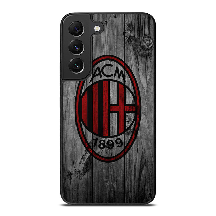 AC MILAN FOOTBALL WOODEN LOGO Samsung Galaxy S22 Plus Case Cover
