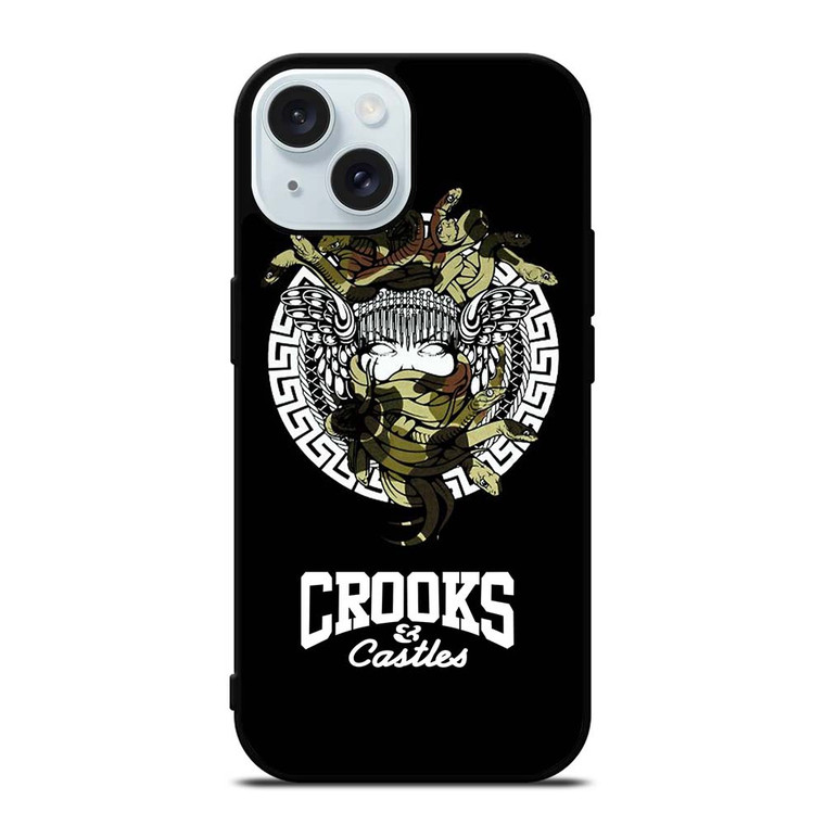 CROOKS AND CASTLES BANDANA SYMBOL iPhone 15 Case Cover