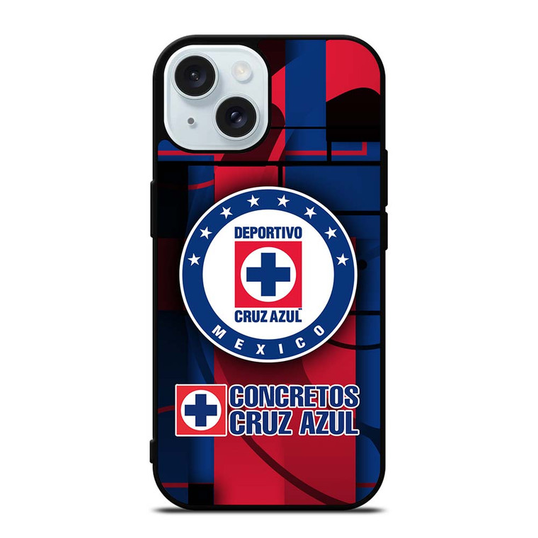 CRUZ AZUL SOCCER LOGO iPhone 15 Case Cover