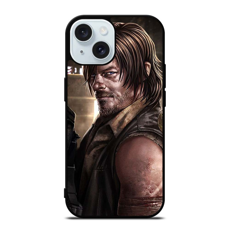 DARYL DIXON WALKING DEAD COOL iPhone 15 Case Cover