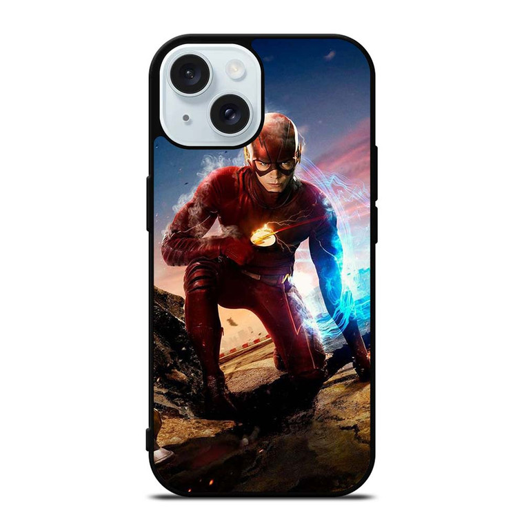 DC THE FLASH SUPER HERO iPhone 15 Case Cover