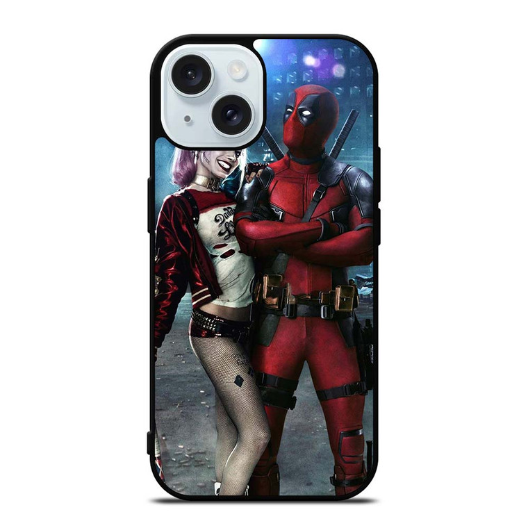 DEADPOOL HARLEY QUINN iPhone 15 Case Cover