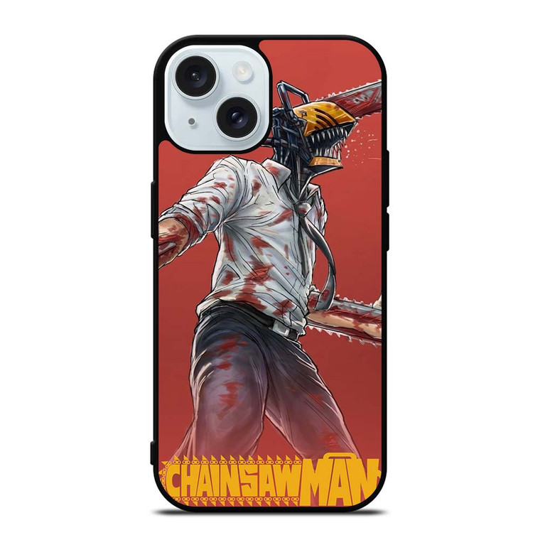 DENJI CHAINSAW MAN ANIME iPhone 15 Case Cover