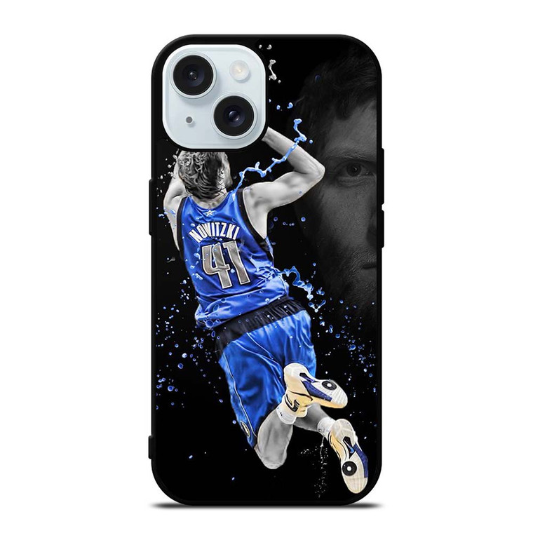 DIRK NOWITZKI DALLAS MAVERICK iPhone 15 Case Cover