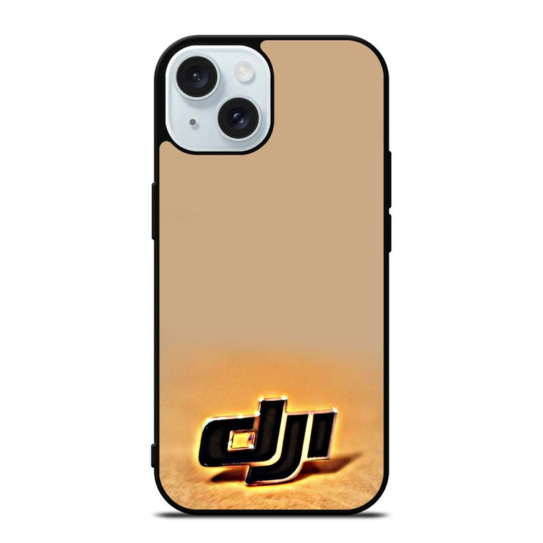DJI CAMERA DRONE GOLD EMBLEM iPhone 15 Case Cover