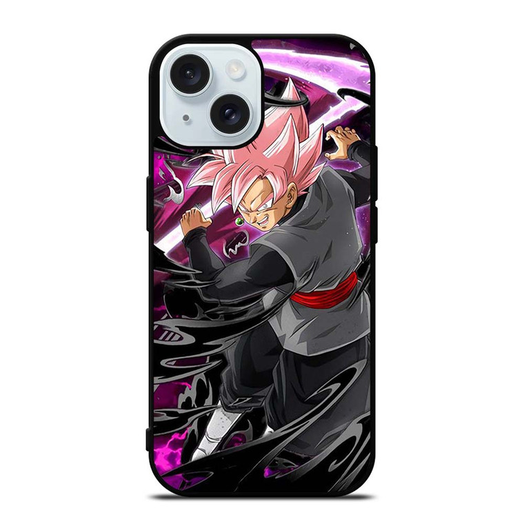 DRAGON BALL BLACK GOKU SSJ ROSE iPhone 15 Case Cover