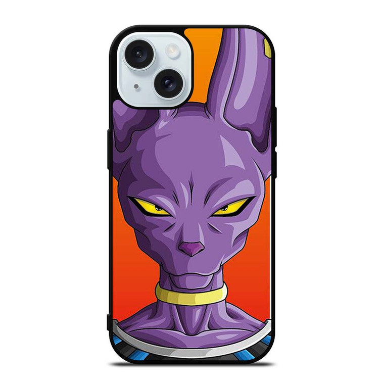 DRAGON BALL LORD BEERUS ANIME MANGA iPhone 15 Case Cover