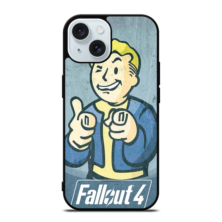 FALLOUT VAULT BOY POSTER iPhone 15 Case Cover