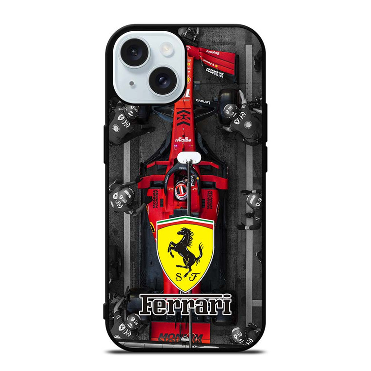 FERRARI CAR F1 iPhone 15 Case Cover