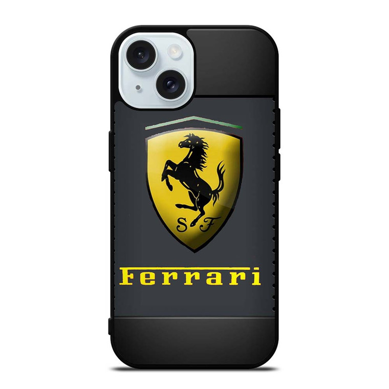 FERRARI LOGO  iPhone 15 Case Cover