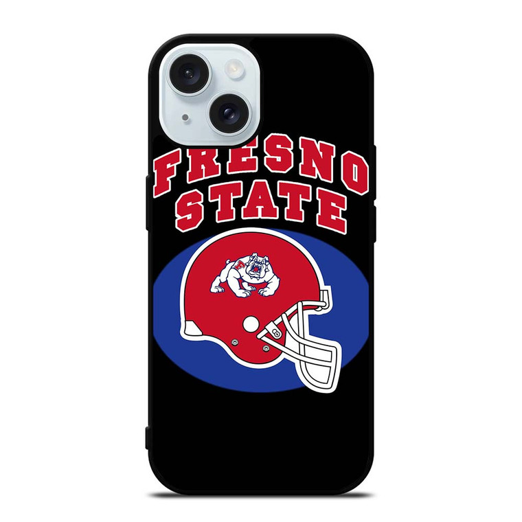 FRESNO STATE BULLDOGS LOGO iPhone 15 Case Cover