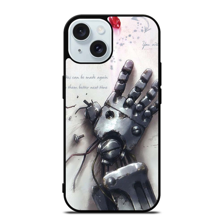 FULLMETAL ALCHEMIST QUOTE iPhone 15 Case Cover