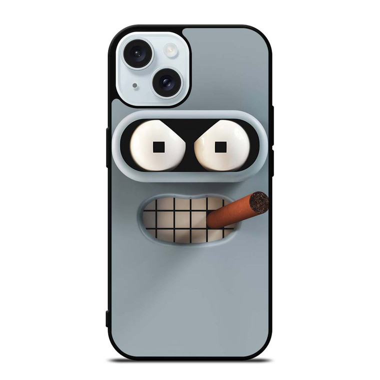 FUTURAMA BENDER FACE iPhone 15 Case Cover
