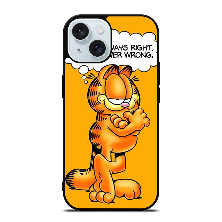 GARFIELD LAZY CAT QUOTE iPhone 15 Case Cover