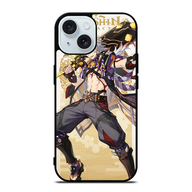 GENSHIN IMPACT ARATAKI ITTO iPhone 15 Case Cover