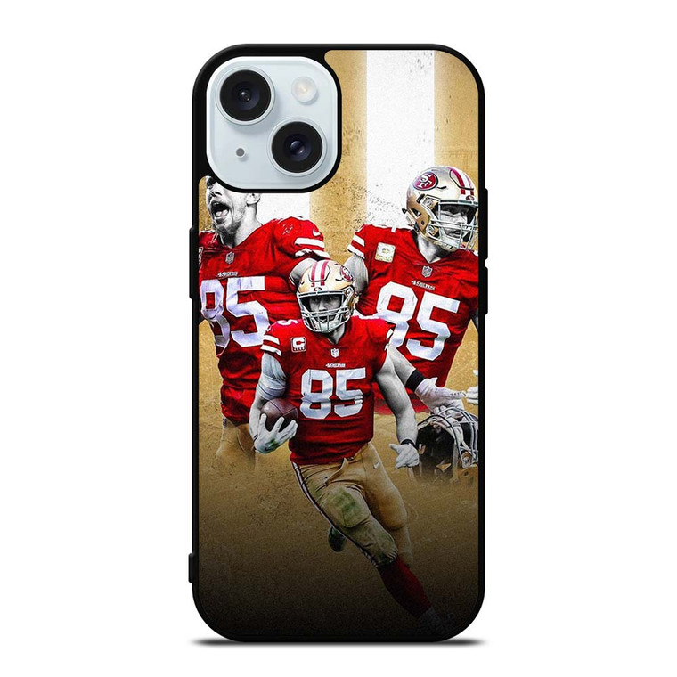 GEORGE KITTLE SAN FRANCISCO 49ERS MLB 2 iPhone 15 Case Cover