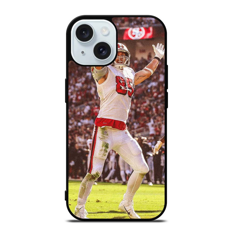 GEORGE KITTLE SAN FRANCISCO 49ERS iPhone 15 Case Cover