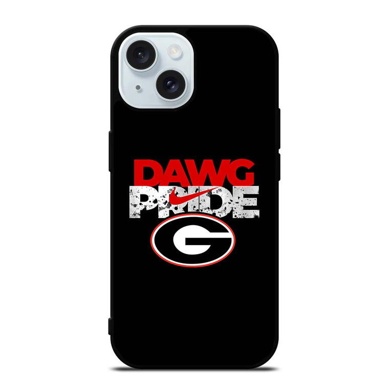 GEORGIA BULLDOGS DAWG PRIDE NIKE iPhone 15 Case Cover