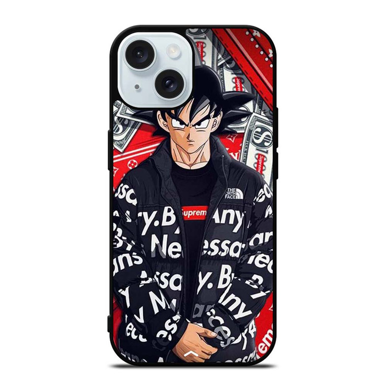 GOKU DRAGON BALL SUPREME NORTH FACE iPhone 15 Case Cover