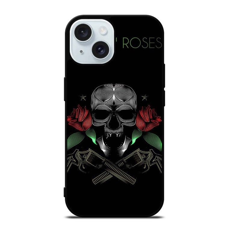 GUNS N ROSES BAND LOGO iPhone 15 Case Cover
