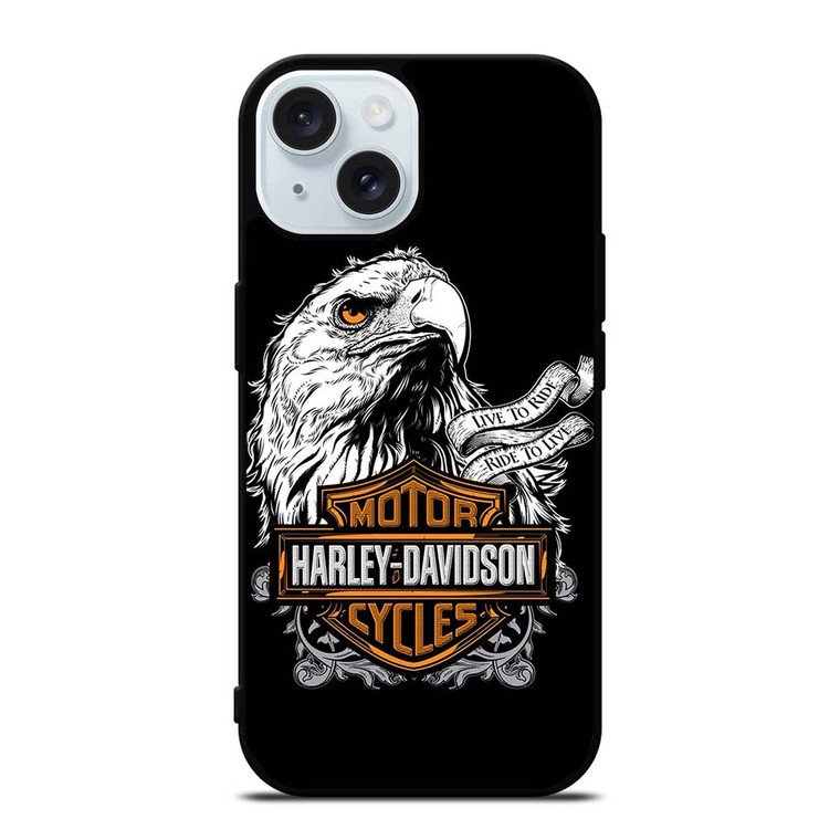 HARLEY DAVIDSON EAGLE MERCH iPhone 15 Case Cover