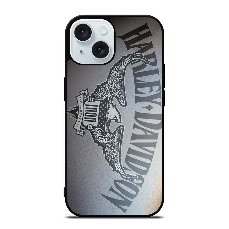 HARLEY DAVIDSON IRON TANKPAD iPhone 15 Case Cover