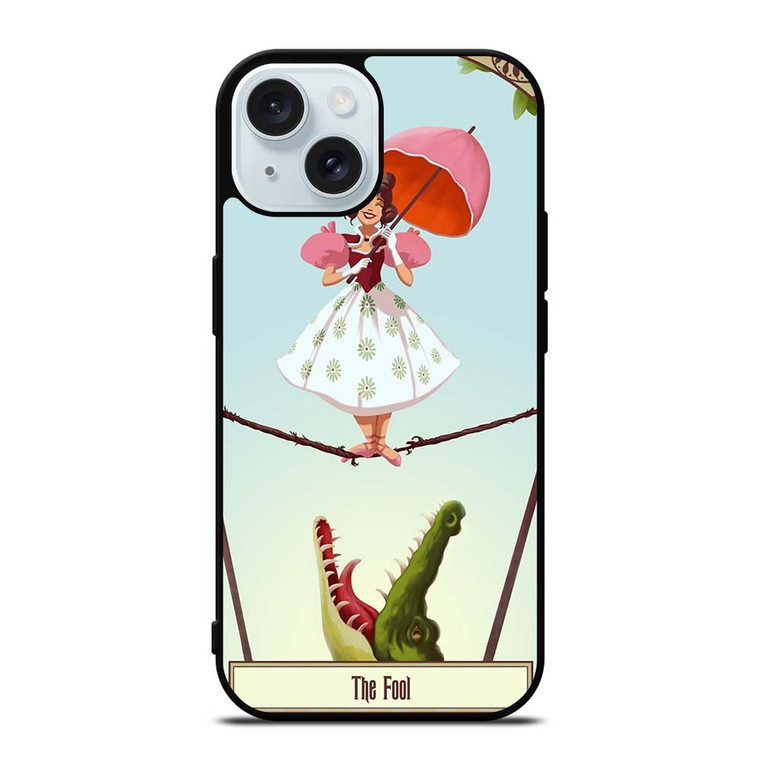 HAUNTED MANSION TIGHTROPE GIRL THE FOOL iPhone 15 Case Cover