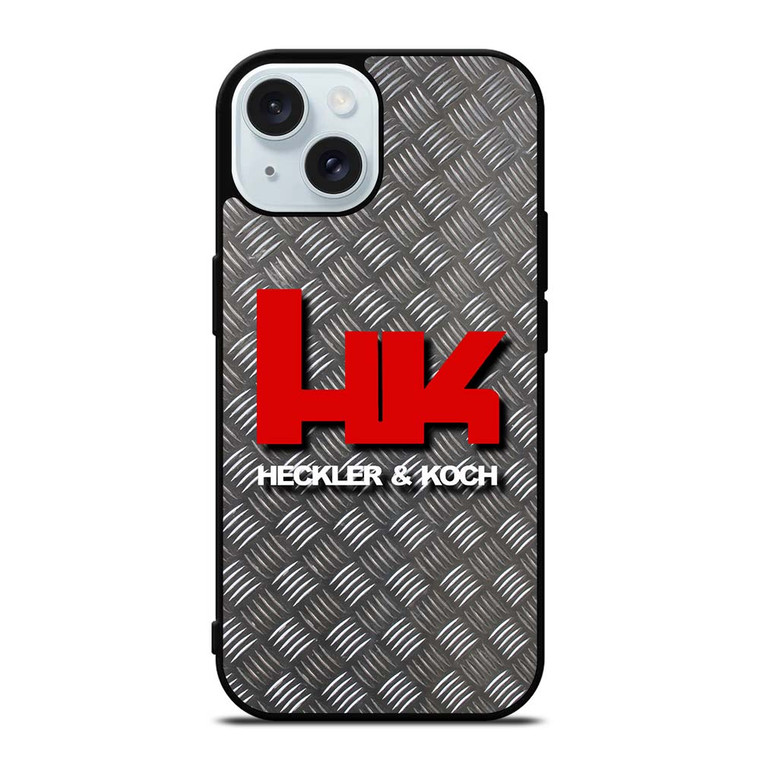 HECKLER AND KOCH PLATE SYMBOL iPhone 15 Case Cover