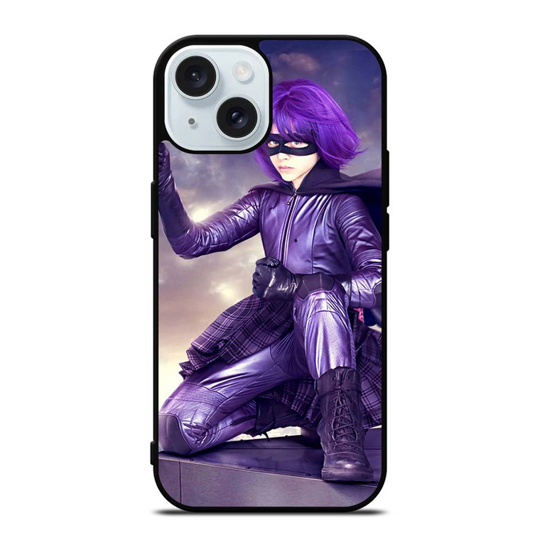 HIT GIRL KICK ASS SUPER HERO iPhone 15 Case Cover