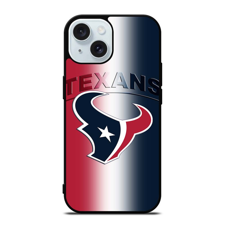 HOUSTON TEXANS GRADIENT LOGO iPhone 15 Case Cover