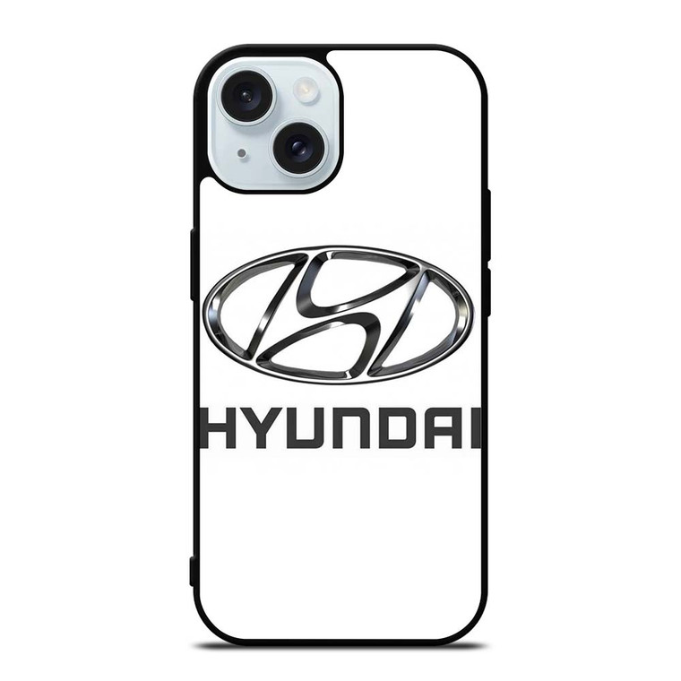 HYUNDAI MOTORS WHITE iPhone 15 Case Cover