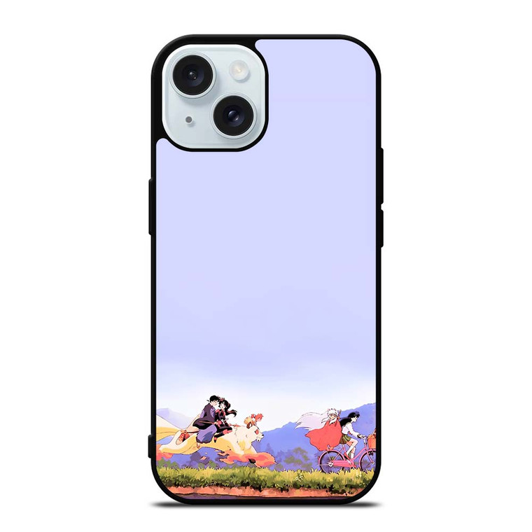 INUYASHA AND KAGOME CYCLE iPhone 15 Case Cover