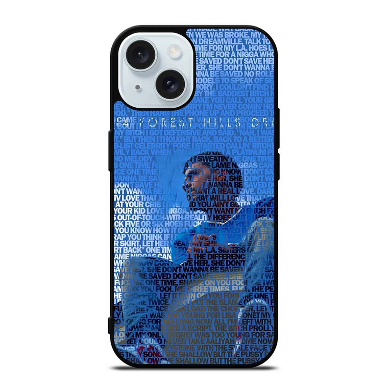 J COLE BORN SINNER QUOTE iPhone 15 Case Cover