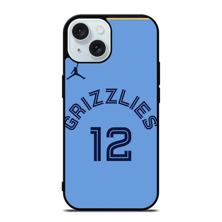 JA MORANT MEMPHIS GRIZZLIES KIT iPhone 15 Case Cover