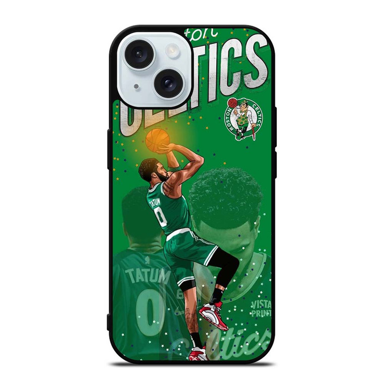 JAYSON TATUM SHOOT BOSTON CELTICS iPhone 15 Case Cover