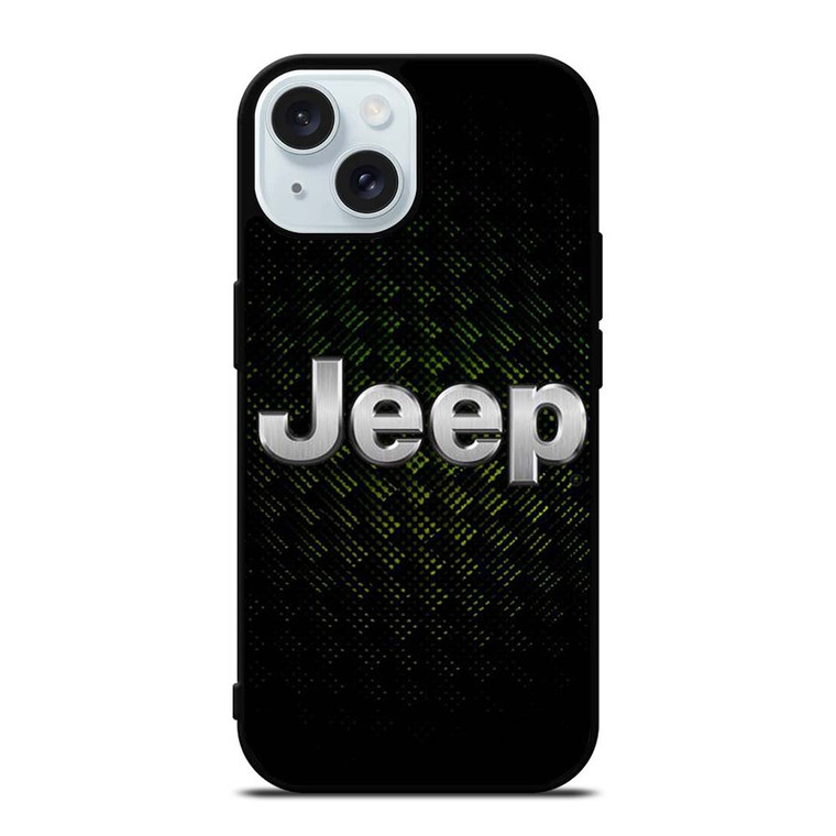JEEP METAL LOGO iPhone 15 Case Cover