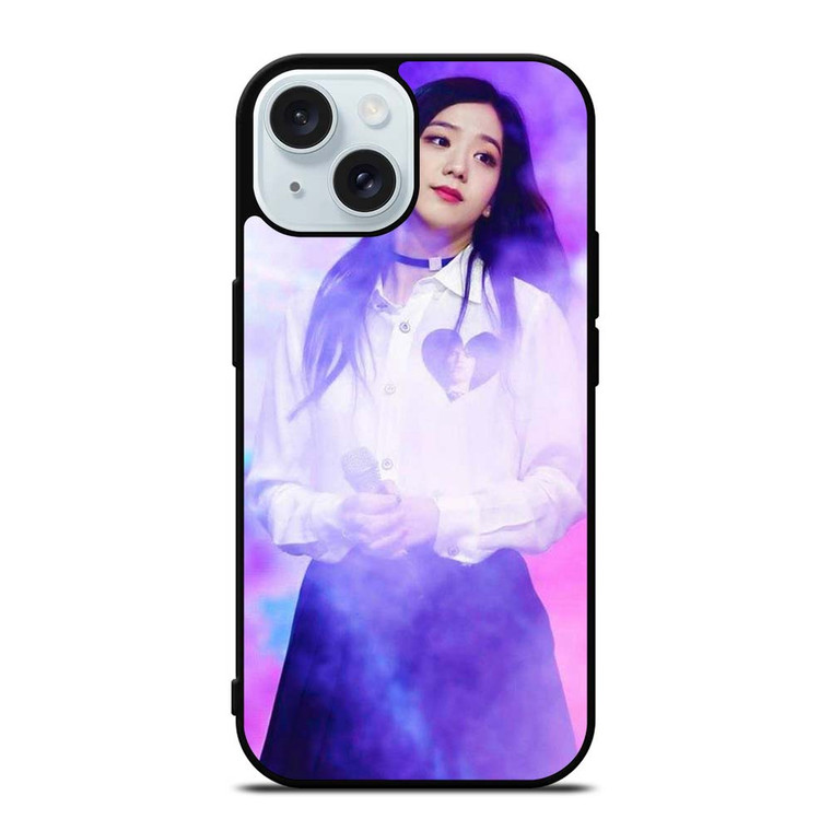 JISOO BLACKPINK COLORFUL iPhone 15 Case Cover