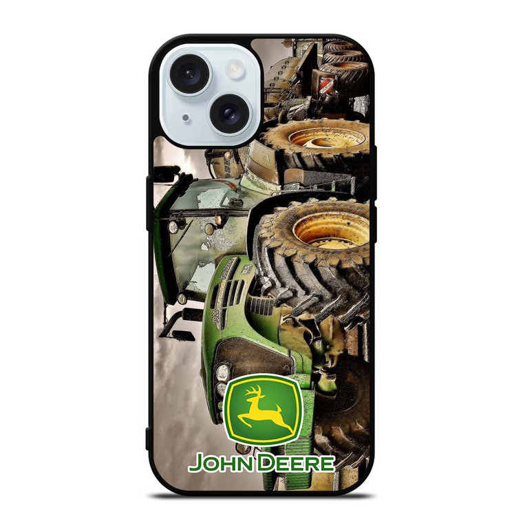 JOHN DEERE TRACTOR RETRO iPhone 15 Case Cover
