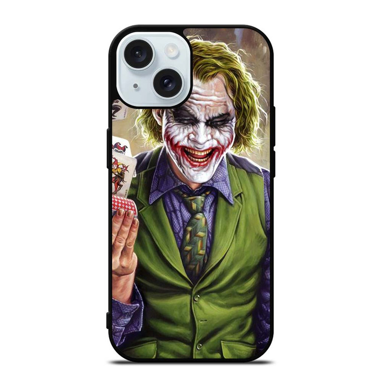 JOKER HEATH LEDGER ART 2 iPhone 15 Case Cover