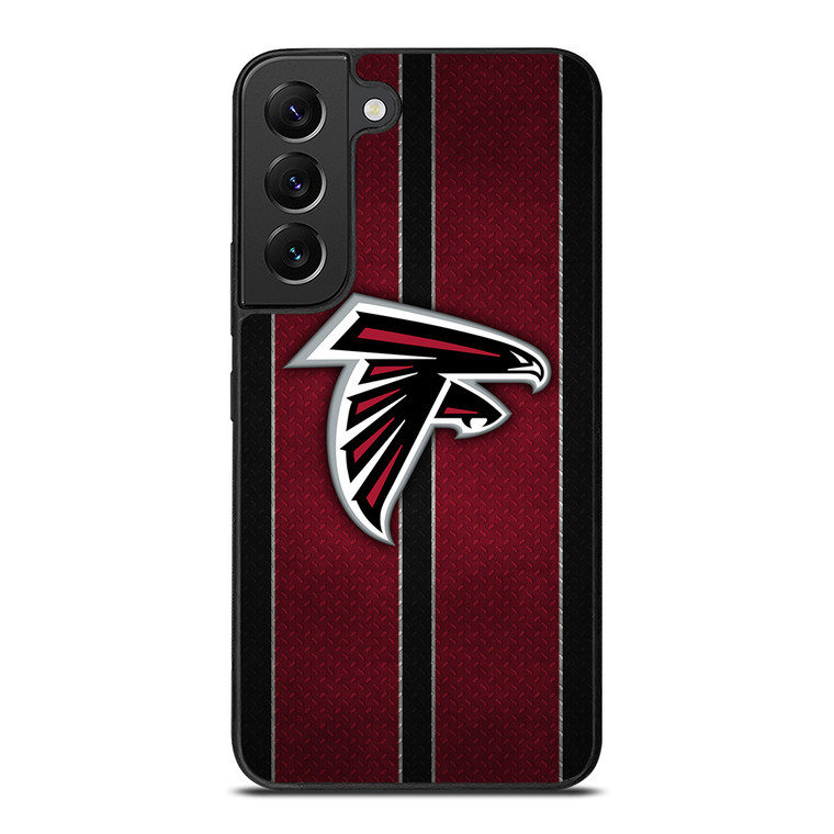 ATLANTA FALCONS NFL METAL STRIPE Samsung Galaxy S22 Plus Case Cover