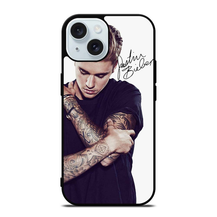 JUSTIN BIEBER SIGNATURE iPhone 15 Case Cover