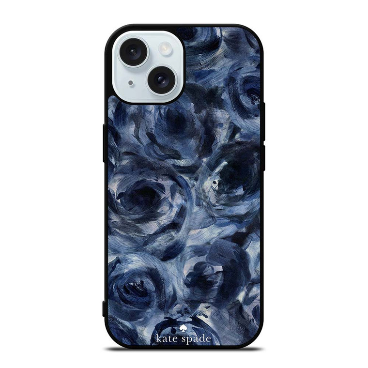 KATE SPADE NEW YORK ABSTRACT BLUE iPhone 15 Case Cover