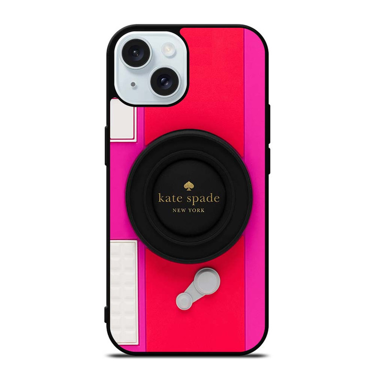 KATE SPADE NEW YORK CAMERA iPhone 15 Case Cover KATE SPADE NEW YORK CAMERA iPhone 15 Case Cover